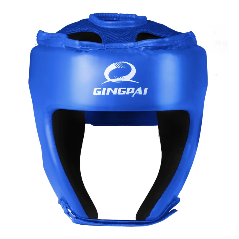 Boxing Helmet Leather Karate Muay Thai Sanda Training Adults Kids Head Guard Taekwondo Helmets Full-Covered Thickened Men Women
