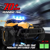Remote Control Car for Boys RC Cars 1:12 Monster RC Truck off Road with LED Headlight and Rechargeable Battery Gifts Fo