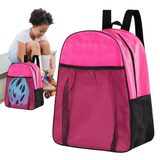 Roller Skates Backpack Compartmented Comfortable Portable Waterproof Skate Case Multi-Functional Sports Backpack for Knee Pads