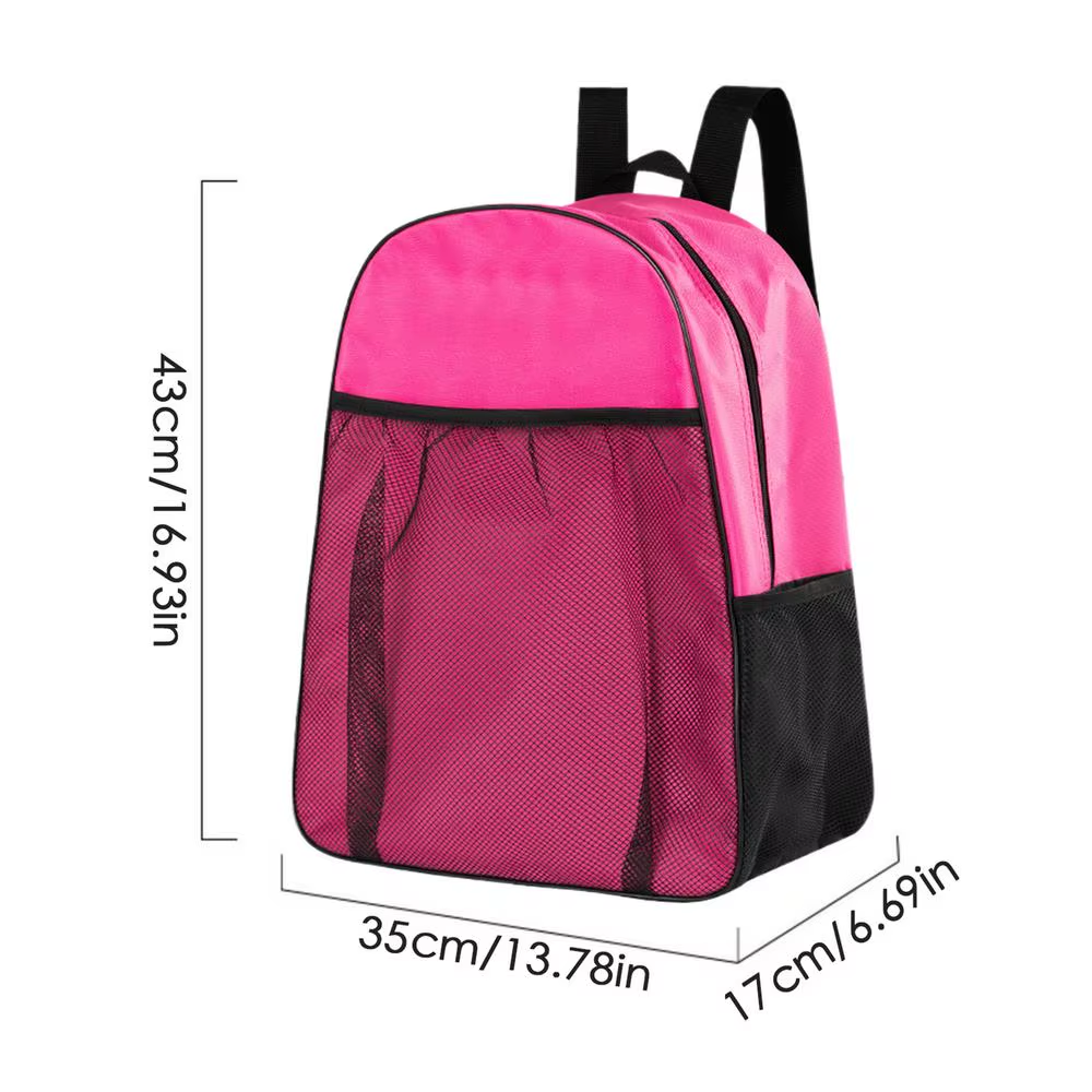 Roller Skates Backpack Compartmented Comfortable Portable Waterproof Skate Case Multi-Functional Sports Backpack for Knee Pads