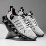 2026 New Unisex Striped Cut-out Sneakers, Breathable Mesh, Non-slip, Shock-absorbing Thick Sole, Stylish and Classic, Versatile for Fashion, Outdoor Jogging, Street Casual Sports Sneakers, Running Shoes