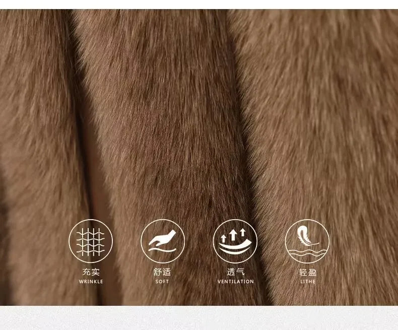 Faux Fur Plush Vests Women Loose Sleeveless Waistcoats Female 2024 New Autumn Winter Fashion Outwears Lady PU Leather Fur Vest