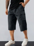 Men's Summer Cargo Shorts, Versatile Casual Pants For Vacation, Commuting, Outdoor, Hiking, Sports, Workout, Fitness, Capri