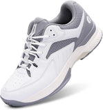 FitVille Men'S Wide Pickleball & All Court Tennis Shoes Lightweight Slip-Resistant Athletic Sneakers With Arch Support For Plantar Fasciitis Men'S Shoes Casual Sneakers Autumn Gym Clothes