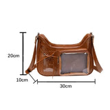 NEW Y2k Japanese Harajuku Shoulder Bag Womens Transparent Ita Bag Girls School Crossbody Bags for Women Female Designer Handbags