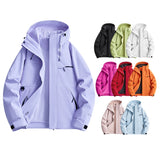 Spring Fall Waterproof Hiking Jacket Women Hooded Hunting Running Trekking Fishing Jackets Outdoor Ride Climbing Windbreaker