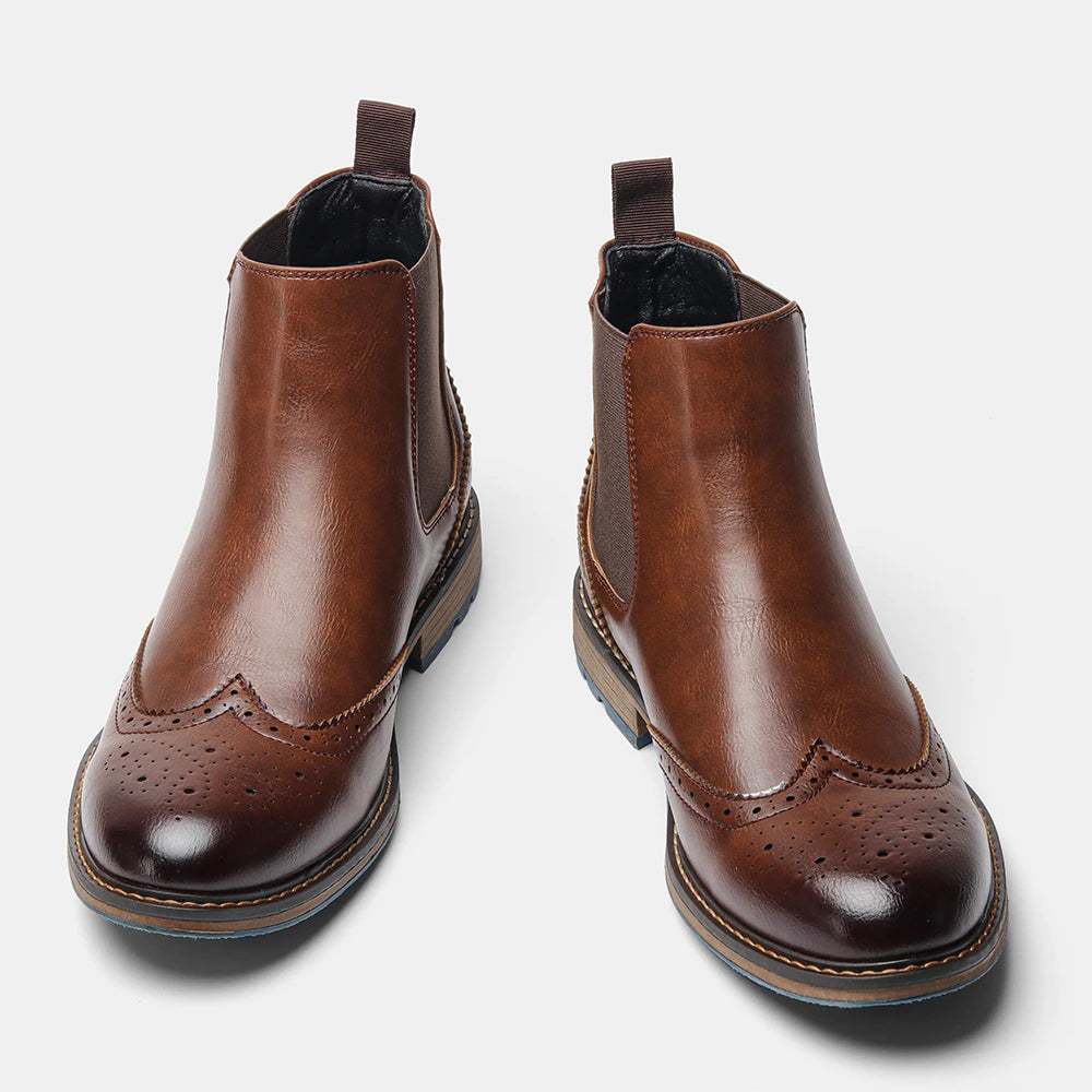 Chelsea Boots Men Comfortable Brand Fashion 2026 ankle boots men