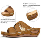 Summer 2025 women's sandals with exposed toes, retro anti slip leather casual women's fashionable versatile sandals