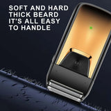 Professional Reciprocating Electric Shaver for Men, USB Rechargeable Foil Razor for Bald Head & Beard Trimming, Waterproof Grooming Tool with Dual Blades Father's Day Gift