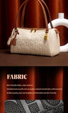 C-H Women's Boston Bag Autumn Winter New Collection Letter Design Texture Shoulder Bags