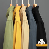 2022 Mens Harajuku Colors Oversized Shirt  100% Pure Cotton Men Korean Fashion  Long Sleeve Shirts Male Button Up Shirts Blouses