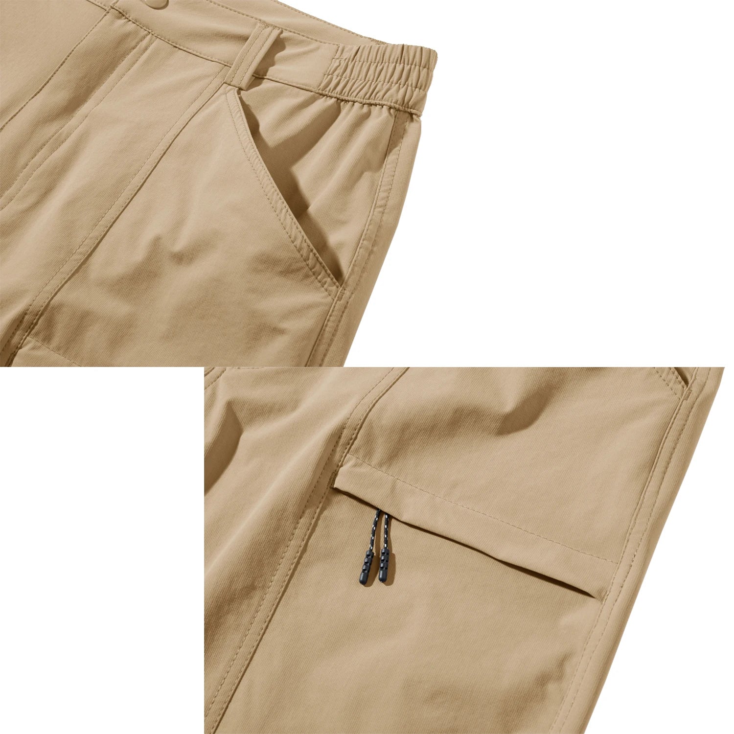 Men's Waterproof Cargo Shorts Summer Quick Dry Hiking Shorts Outdoor Multi-pockets Camping Training Work Shorts Man