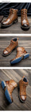 Spring Leather Boots with Zipper Classical Men Boots 2026 Fashion Comfortable Ankle Boots