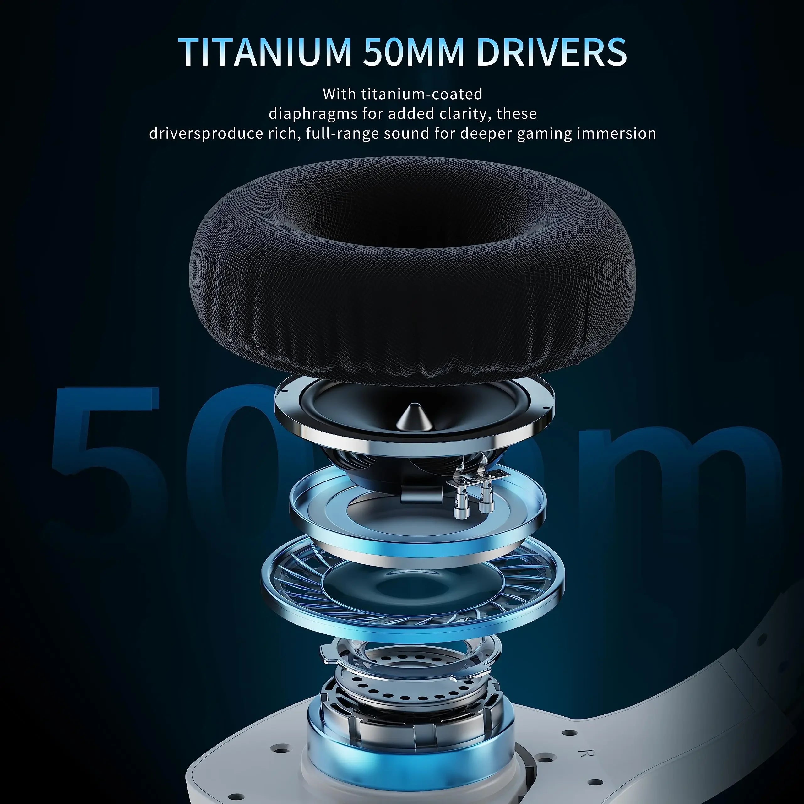 BW01 Wireless Gaming Headset with Mic for PC PS4 PS5 2.4G Bluetooth USB Gamer Headphones with Mic for Laptop Computer