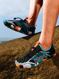 Men Quick Dry Barefoot Water Shoes Breathable Aqua Beach Sneakers, Non Slip Swim Surfing Diving Footwear Outdoor River Hiking Walking Wetsuit Shoes
