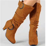 New Fashion Autumn Spring Winter Women Boots Retro Sexy The Knee Long Boots Thin High Heel Boots Platform Women Shoes Plus Size