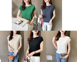 Blusas Mujer De Moda 2025Verano Short Sleeve Knitted Tops Sweater Women Pullovers Sweaters For Women Woman Sweaters Blusa