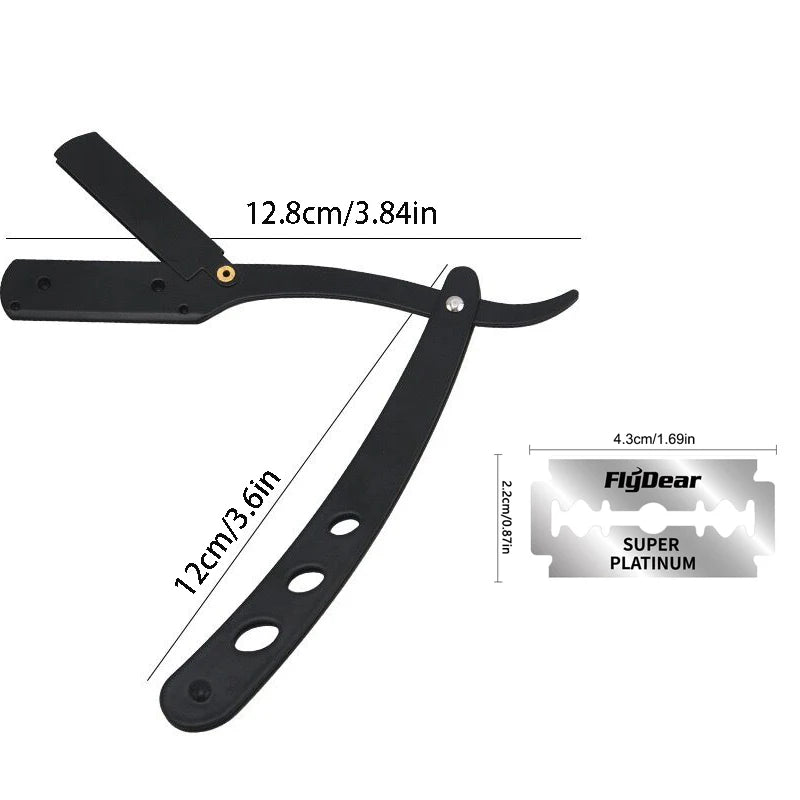 NEW Manual Shaver for Men Barbershop Razor Stainless Steel Shank Is Easy To Use Safety Razor Shaving Razor with Blades