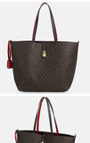 CH Elegant Light Luxury Practical With Bags Pure Color Simple Large Capacity Casual Resistant Brand Women's Bag Shoulder Bag