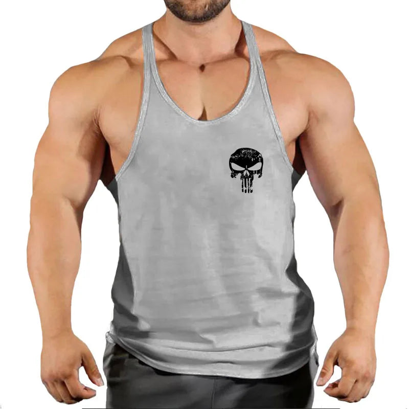 Men's Clothing Gym Vest Vests Bodybuilding Man Top for Fitness Stringer Sleeveless Sweatshirt T-shirts Suspenders Man Clothes