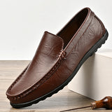 Hot-selling Men's Casual Shoes PU Leather Male Loafers New Arrival Moccasins Light Comfortable Man Driving Wedding Flats Slip-On