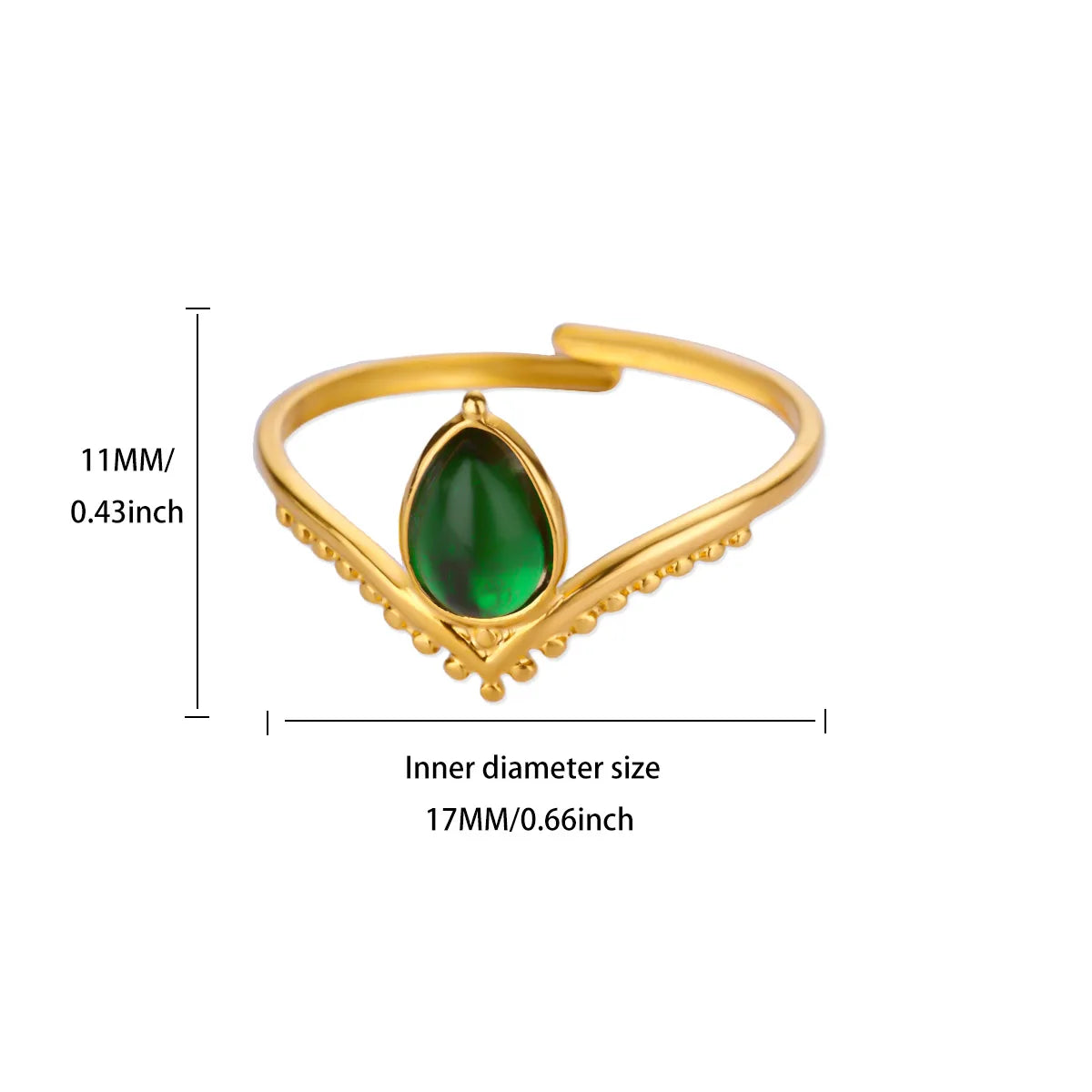 Luxury Jewelry Set Opal Stone Rings for Women Gold Color Stainless Steel Ring Minimalist Aesthetic Jewelry 2026 Freeshipping