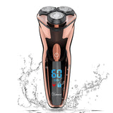 Hatteker Electric Shaver for Men Full Body Washable Rechargeable LCD Display Floating Beard Razor