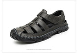 DEKABR Casual Shoes Men Sandals Real Leather Outdoor Mens Summer Sandals Fashion Comfortable Soft Sandals Plus Size 38-48
