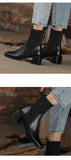 2026 Autumn Winter New Ankle Socks Shoes Women Fashion Large Size 43 Knitted Short Boots Women Slip on High Heels Botas De Mujer