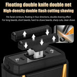 USB Rechargeable Electric Shaver for Men Cordless Beard Trimmer Shaving Barber Machines Hair Cutting Machine Trimmer for Men