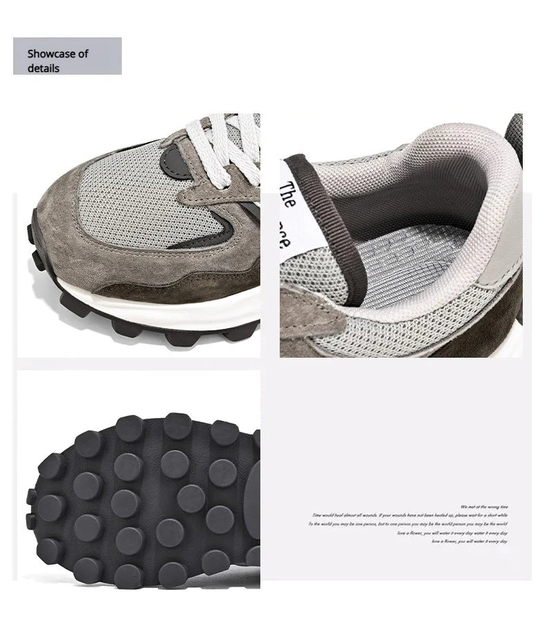 Men New Breathable Sneakers High-end Sport Balance Fashion Shoes for Men Trend Luxury Sneakers Women  Zapatos Altos Hombre