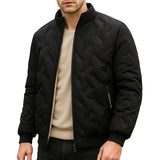 New Men's Windproof Jackets Coats Water-Resistant Casual Zipper Hight Weight Parkas Athletic Outdoor Warm Thick Streetwear