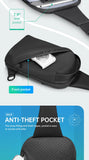 Mark Ryden Men Bag Oxford Sling Bag 7.9 Inch Male Chest Bag Crossbody Bag For Man Moto Biker Shoulder Bags Black New Fashion Bag