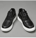 High Quality Men Sneakers Elevator Shoes for Men Fashion Casual Shoes Comfortable Leather Sports Shoes Height Increase 6/8/10cm