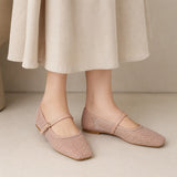 2026 Women's Mesh Ballet Flats Pointed Toe Breathable Flat Shoes Elegant Casual Slip On Shoes For Office Travel