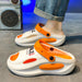 White orange-casual style