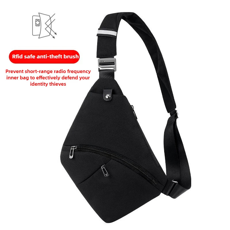 Sling Chest Bag Anti-theft Men Chest Bag Waterproof Tactical Sling Crossbody Bags Travel Cross Body Pack for Men