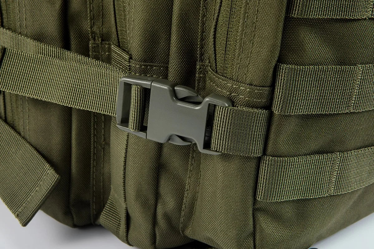 45L Tactical Travel Backpack Molle Large Capacity Multi Pocket Storage Bag Durable Wear Resistant Camping Hiking Trekking Bushcraft Daypack Heavy Duty Rucksack For Men Women Business Trips Mountain Climbing Daily Commute Lugg