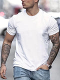 Men's 100 cotton summer loose Contrast Color Alphabet los Angelest print slim fit casual sports round neck short sleeved T-shirt
