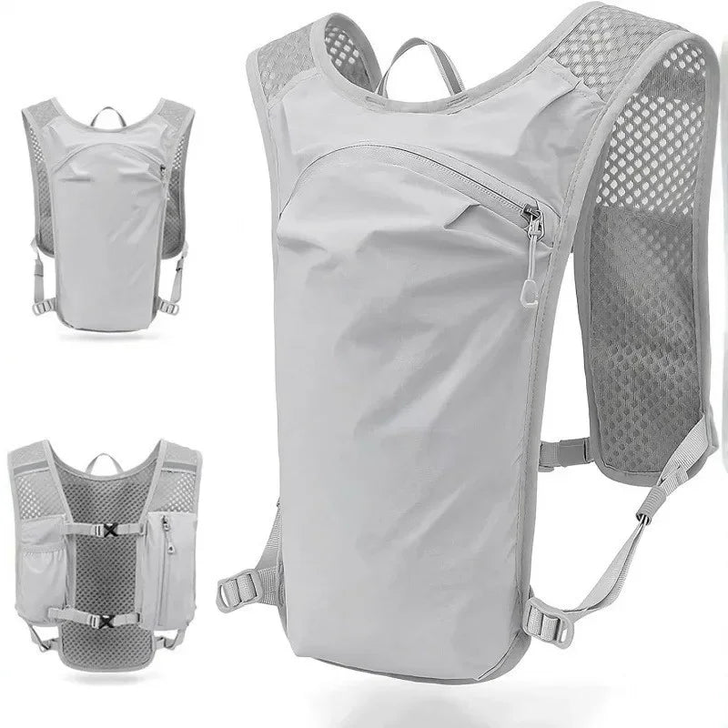 Women Men Running Hydration Vest Camping Hydration Bladder Bag Water Pack Backpack Vest for Trail Hiking Gear Cycling Jogging