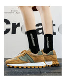 Men New Breathable Sneakers High-end Sport Balance Fashion Shoes for Men Trend Luxury Sneakers Women  Zapatos Altos Hombre