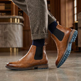 Chelsea Boots Men Comfortable Brand Fashion 2026 ankle boots men