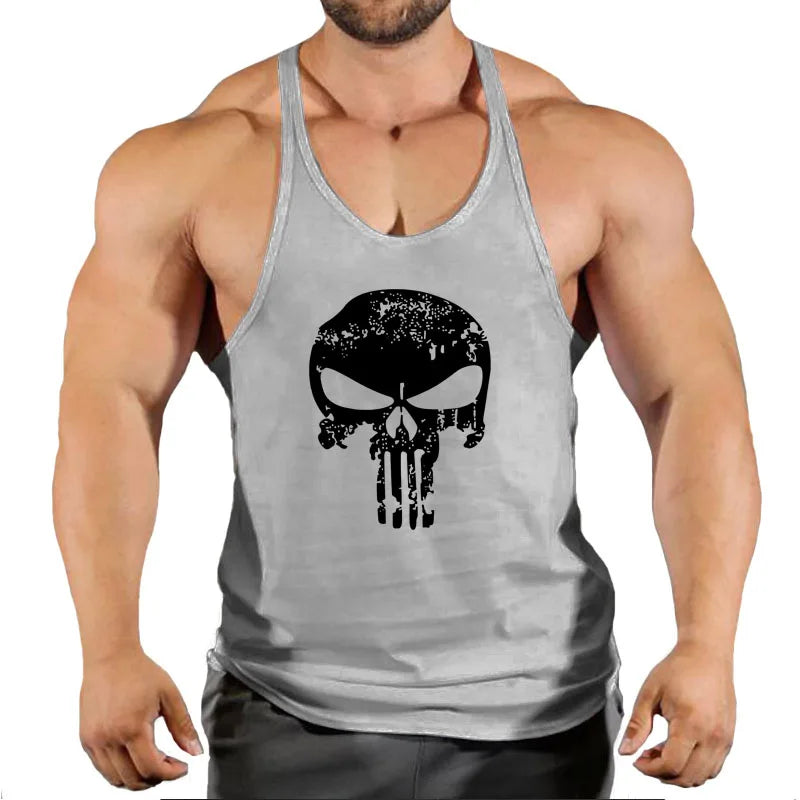 Men's Clothing Gym Vest Vests Bodybuilding Man Top for Fitness Stringer Sleeveless Sweatshirt T-shirts Suspenders Man Clothes