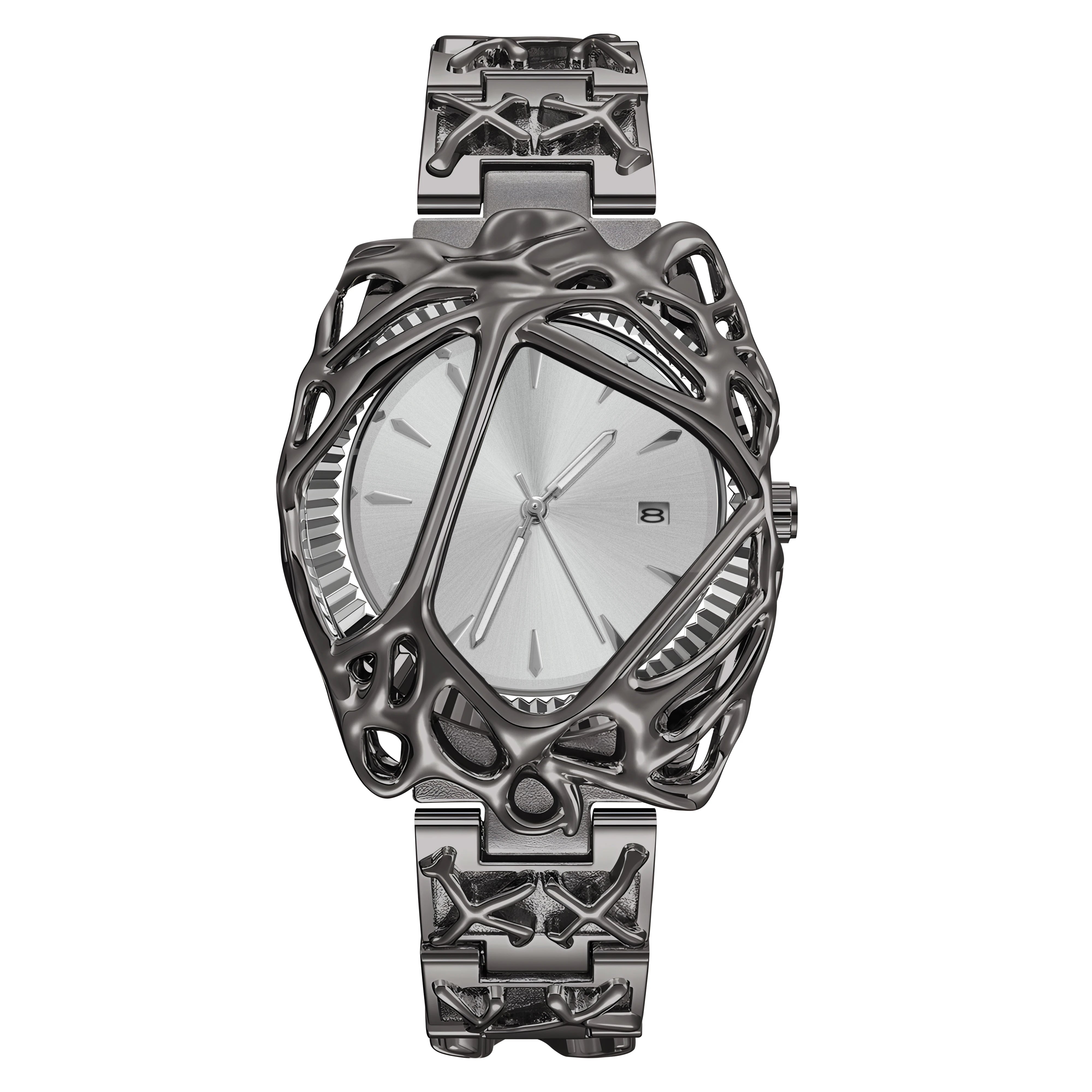 Stylish opposite Sex Vine Watch Alabaster Style Retro Y2K European American Watches Special-Shaped Advanced Ins Niche Watches