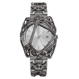 Stylish opposite Sex Vine Watch Alabaster Style Retro Y2K European American Watches Special-Shaped Advanced Ins Niche Watches