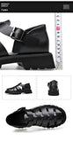 Summer Gladiator Sandals New Breathable Casual Men Genuine Leather Sandals Hollow Beach Shoes Men Black Sizes 38-48 Men sandals