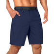 Mens Cargo Hiking Shorts Water Resistant Quick Dry Lightweight Breathable Tactical Shorts with Nylon Belt