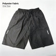 One Size Men Polyester Quick Dry Athletic Shorts Elastic Drawstring Zipper Pockets Jogging Workout Running Sport Shorts