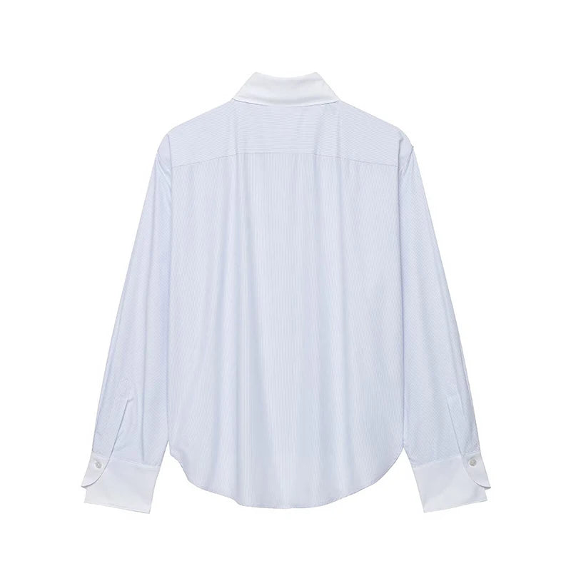 Women's Shirt Tops Autumn 2026 New Chic Retro Blouses Fashion Loose Elegant Women's Leisure Travel Holiday Street Youth Shirts