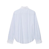 Women's Shirt Tops Autumn 2026 New Chic Retro Blouses Fashion Loose Elegant Women's Leisure Travel Holiday Street Youth Shirts